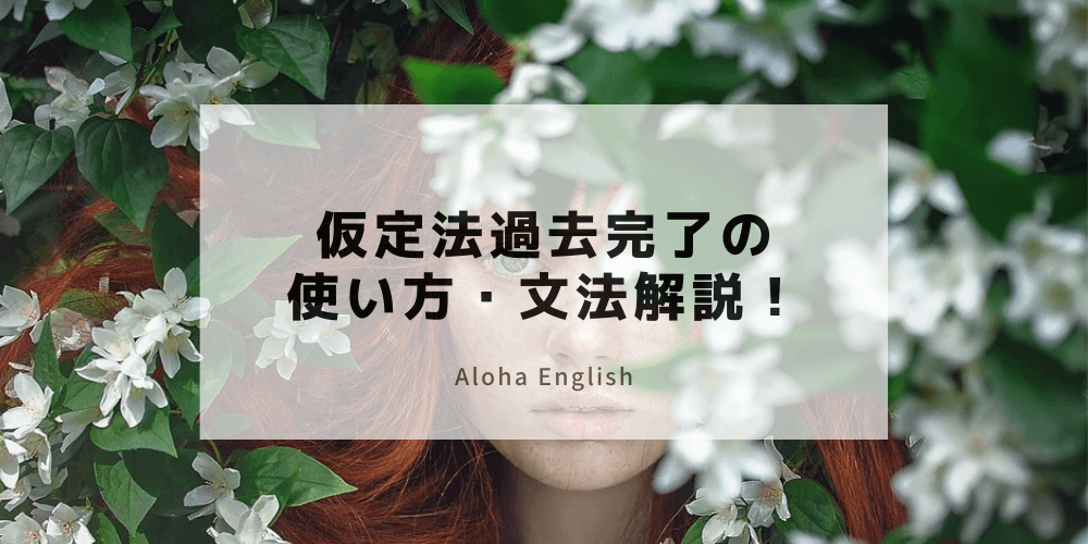 仮定法過去完了の作り方や意味を例文でわかりやすく解説 仮定法過去との違い